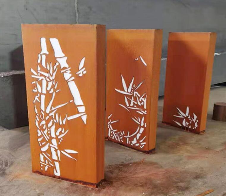 甘州锈钢板灯箱